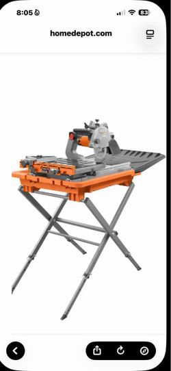 Tile saw 12amp 8” blade