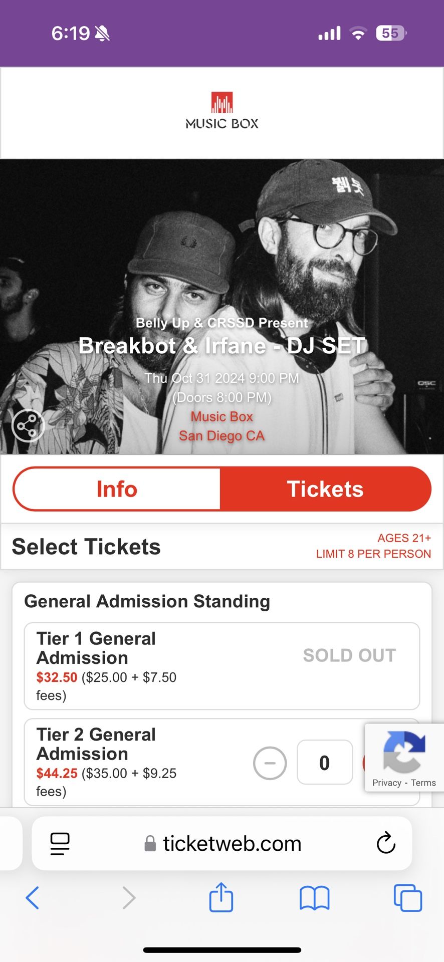 Breakbot Irfane Music Box $20