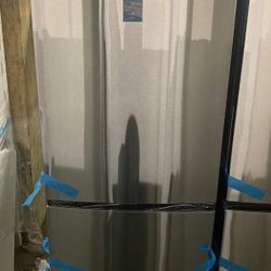 GE 11.9 cu. ft. Bottom-Freezer Refrigerator in Stainless Steel    