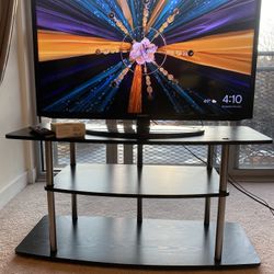 Samsung 40”tv, Stand And chromecast