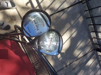 Putter ,driver ,5  and 1