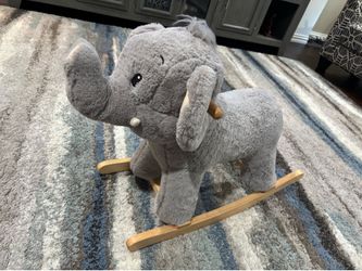 Plushy animal rocker/ elephant