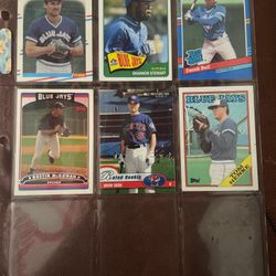 Toronto Bluejays Baseball Cards 