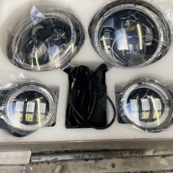 Jeep Wrangler Headlight And Fog Light Combo
