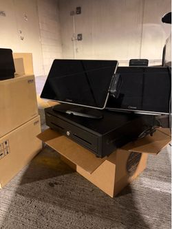 Toast POS Restaurant System Bundle – 2 Flex Terminals, Handheld, Cash Drawer & Epson Printers