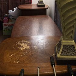 3pc Table Set From Lazy Boy Coffee And 2 End Side Tables