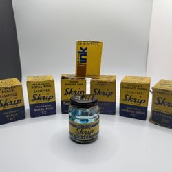 Vintage Sheaffer’s Skrip Ink Jars and Boxes