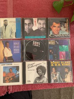 Large CD Collection - R&B Jazz Music