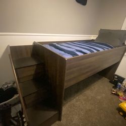Solid Wood Twin Bed
