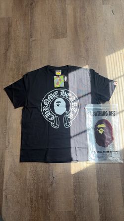 Brand new bape x chrome shirt SIZE M