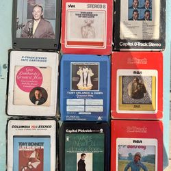 8 Track Tapes (vintage)