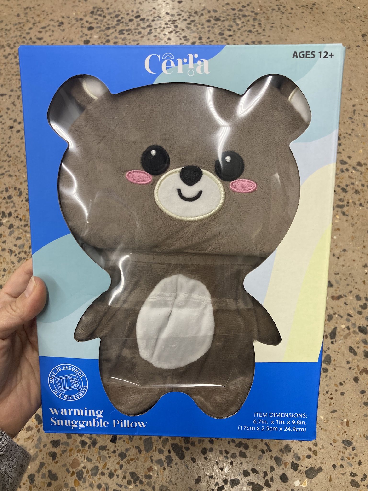 NWT Warming snuggable pillow Bear