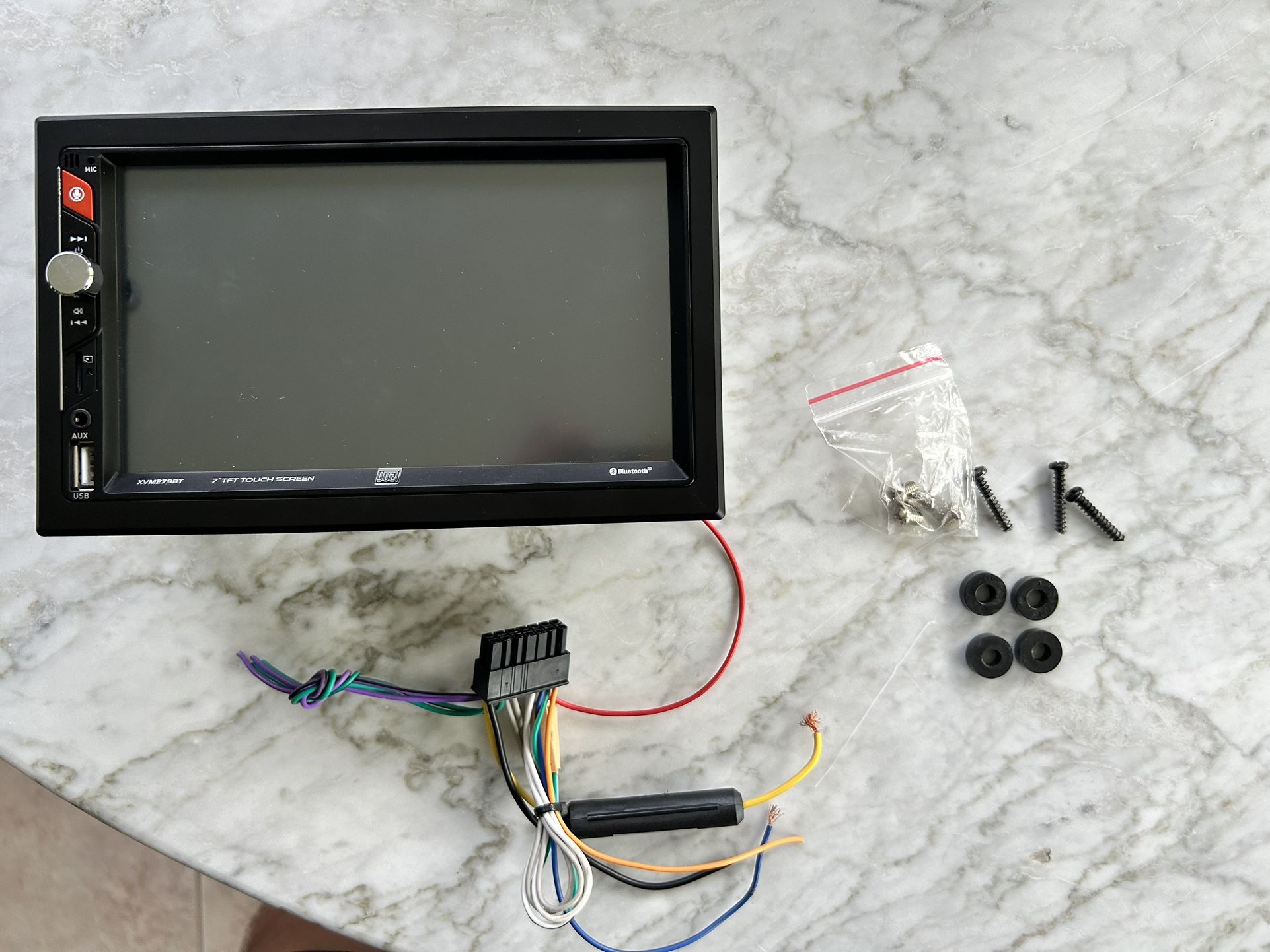 READ DESCRIPTION — Dual Electronics Touch Screen Car Stereo