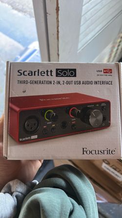 Focusrite Scarlett Solo 3rd Gen USB Audio Interface