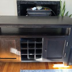 Crate and Barrel Wine Cabinet/TV Stand