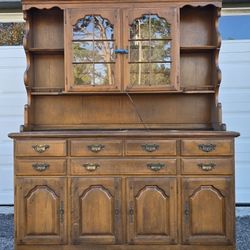 Solid Wood Dining Hutch
