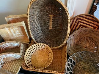 Assorted Wicker Baskets