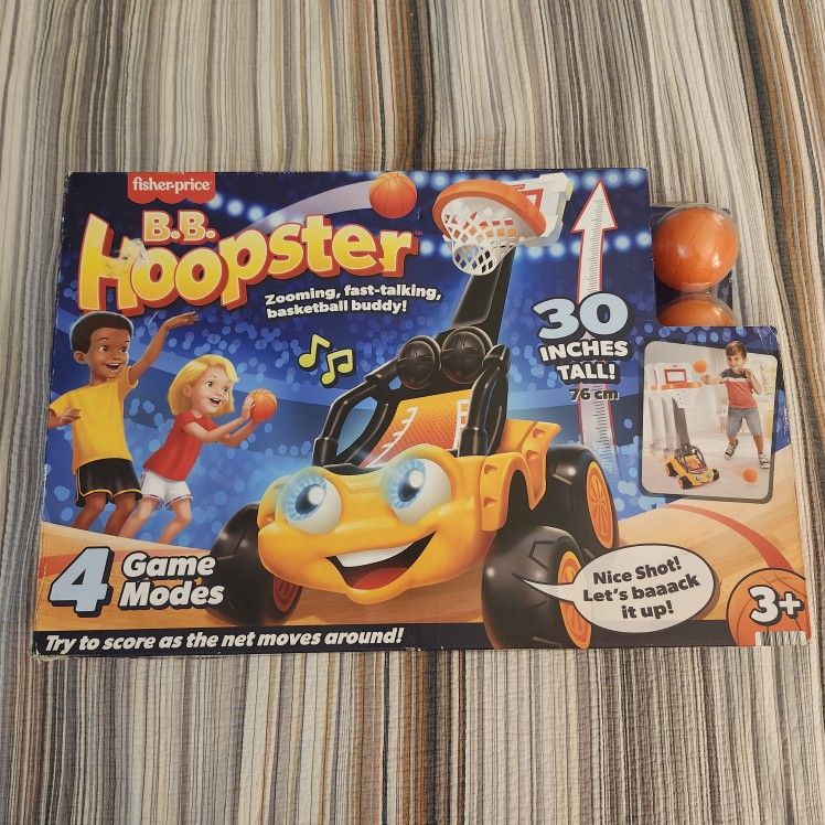 Fisher-Price B.B. Hoopster M Electronic Basketball Toy New