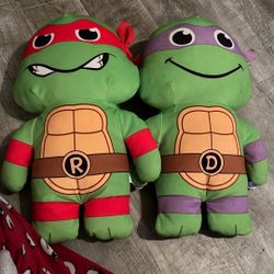 TMNT Stuffed Animal Pillows