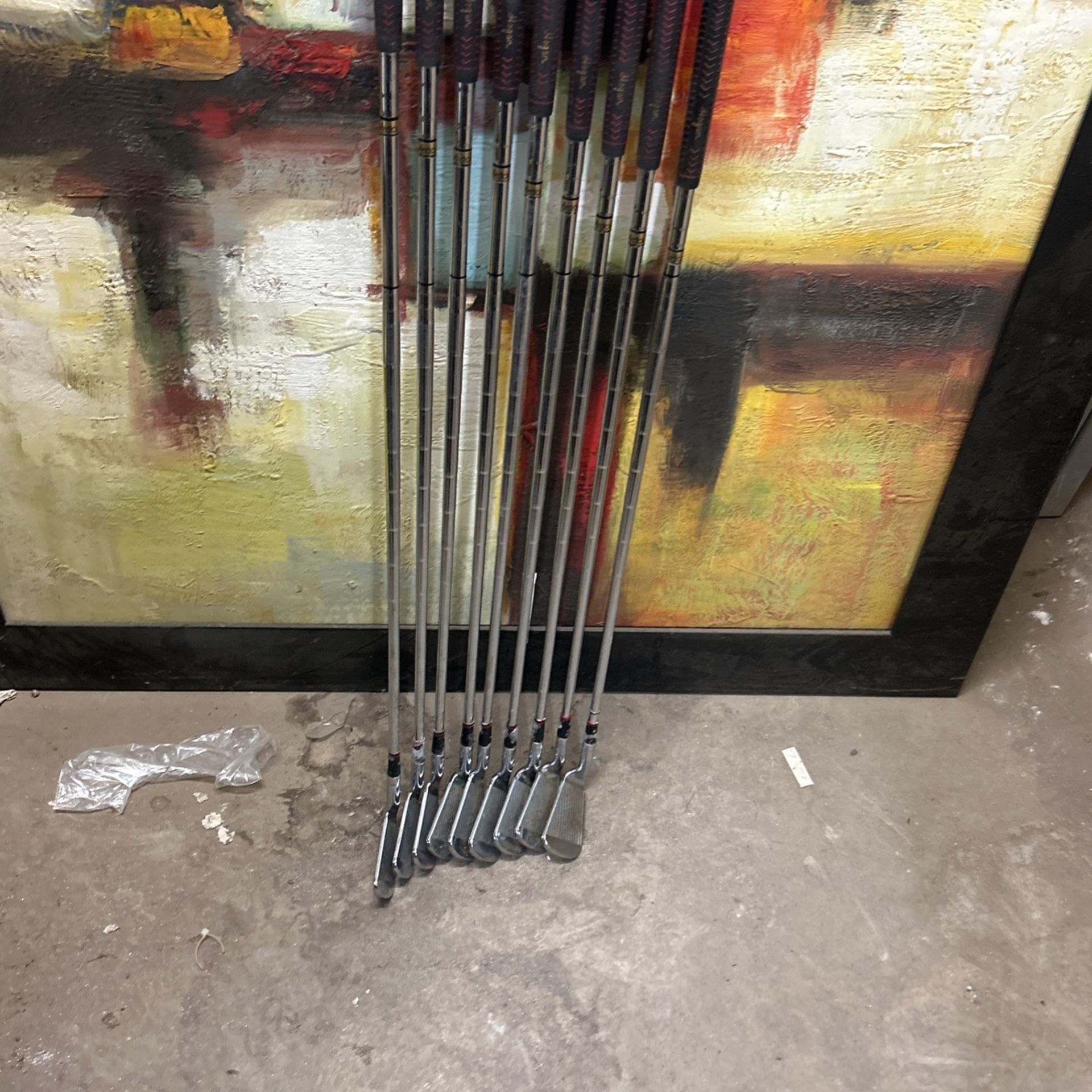 Hogan irons two through wedge original grips original shafts