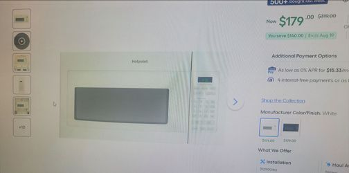 Hotpoint Microwave
