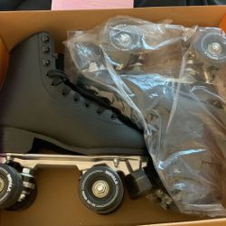 Roller Skates Black Matte Impala 
