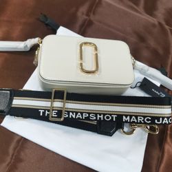 Marc Jacobs The Snapshot Crossbody Bag Cloud White
