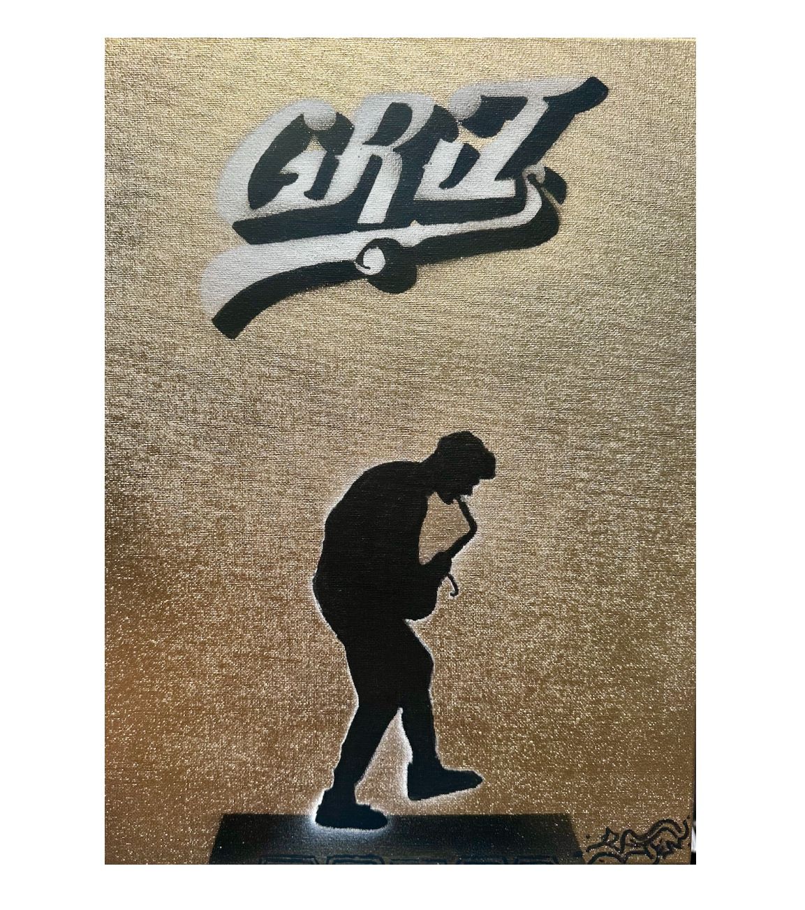 Griz Canvas 11x14 Spray Paint
