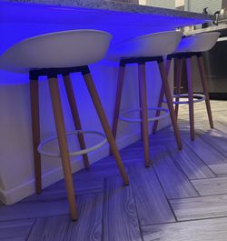 Gently Used : Beautiful and comfortable bar stools… 