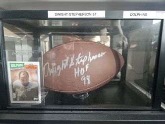 NFL Signed Football With COA Card