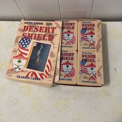 1991 Pacific Company Trading Cards Operation Desert Shield 36 Packs 12 Cards Per Pack Open Box New 