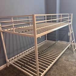 White Bunk Bed Frame