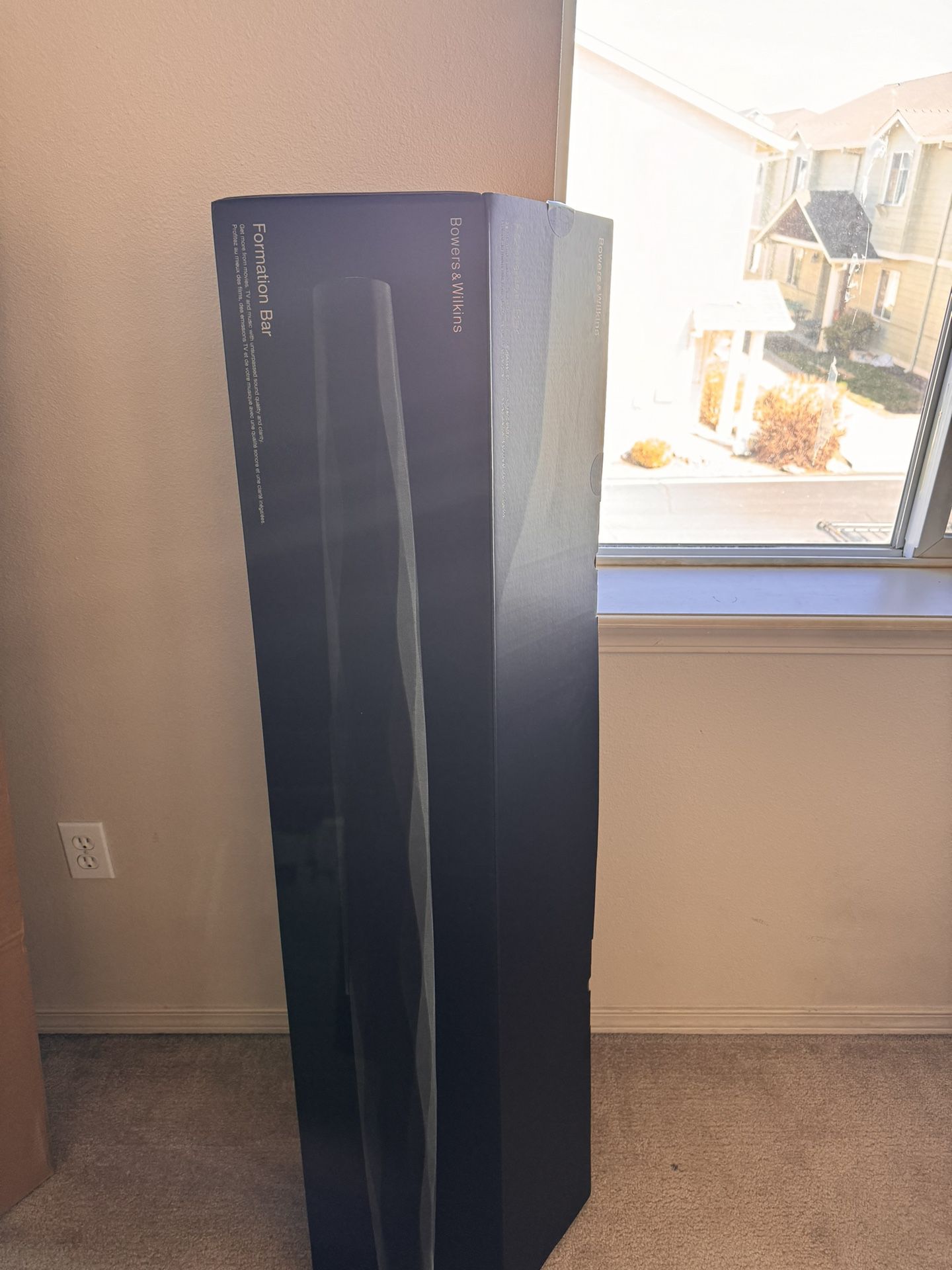 Bowers And Wilkins Soundbar And Subwoofer