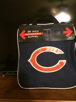 Chicago Bears 28 inch expandable duffle bag