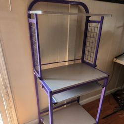 Purple Desk Computer Desk 