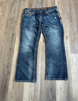 38x32 mens rock revival bootcut flared jeans