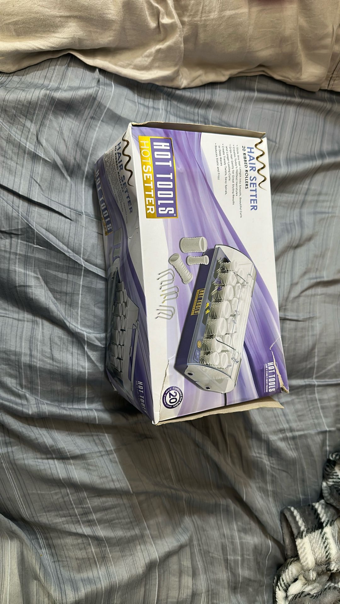 Hair Setter, 20 Ribbed Rollers!