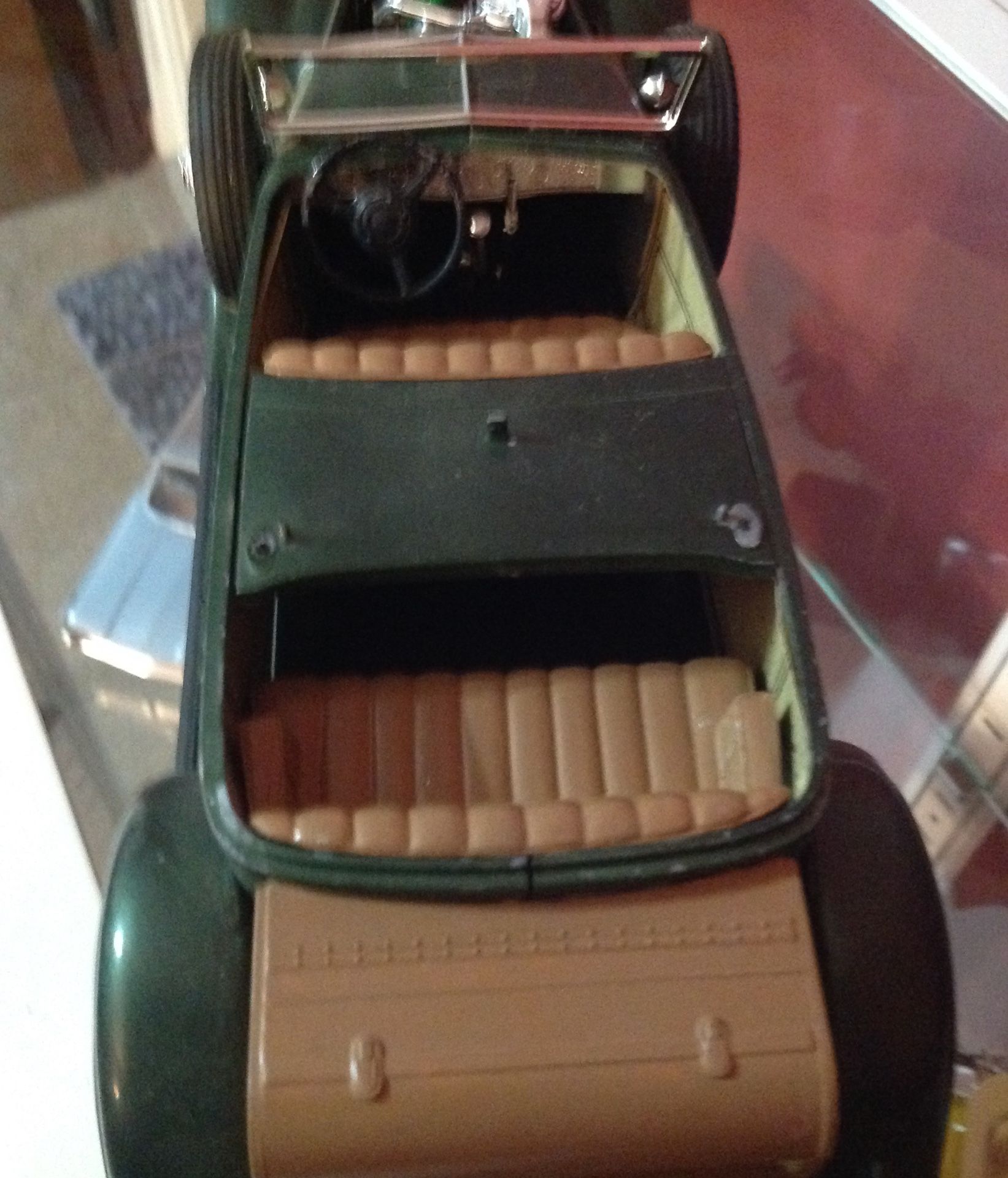 VINTAGE (HUBLEY) METAL CAR MODEL KIT 1/18 made in USA "SJ DUESENBERG