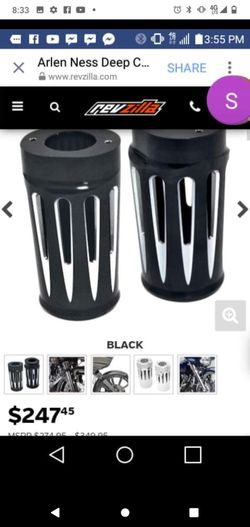 Deep cut cups fork covers Harley-Davidson road glide