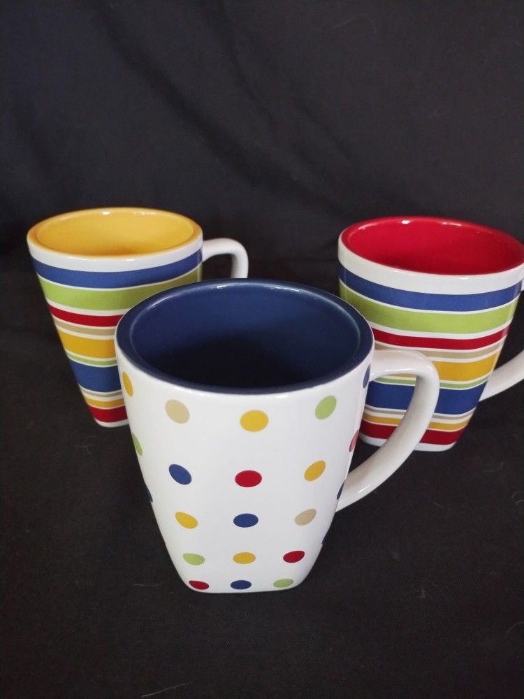 Set Of 3 Coffee Mugs