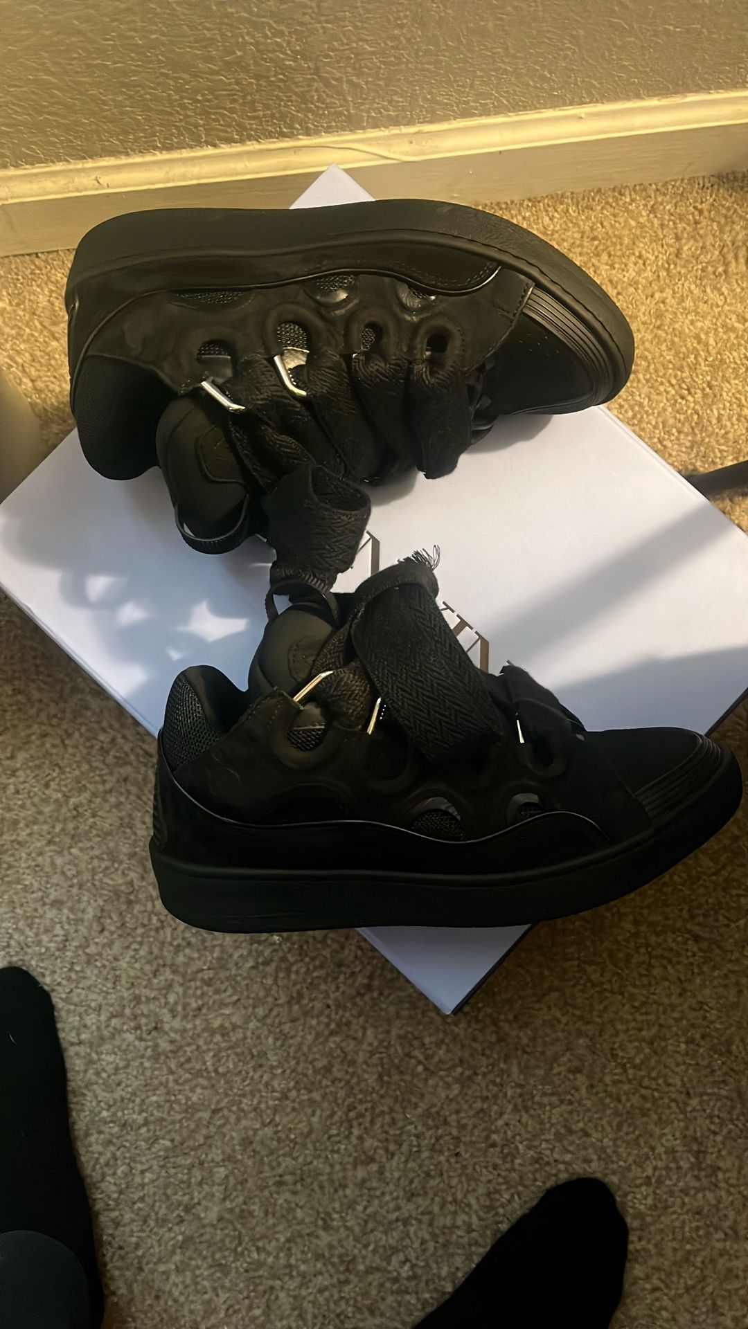 Black Lanvins New Worn Only 3 Times