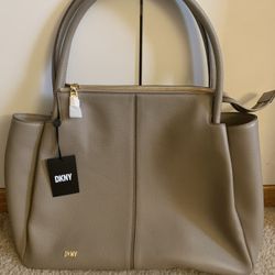 DKNY Sabina Leather Tote Purse Handbag New With Tags Retails $328
