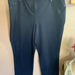 Style & Co Black Capri Stretch Pant - 18