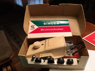 Singer buttonholer 14