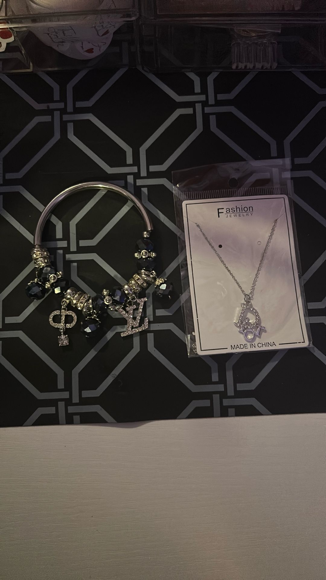 Necklace And Bracelet Set