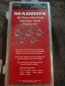 Maddox 40pc mini fuel injection hose clamps