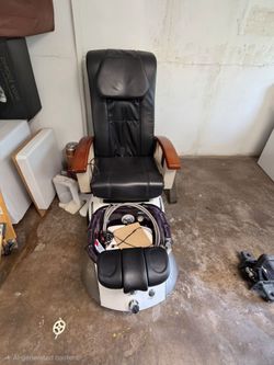 Silla de masajes y pedicure