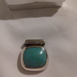 Silver/Turquoise/Charm $50