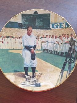 Lou Gehrig plate