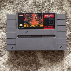 Final Fight For Super Nintendo